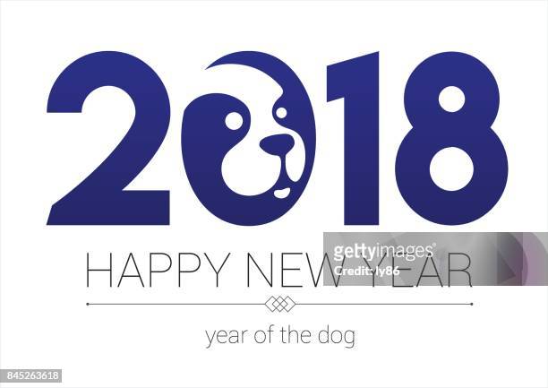 year of the dog, 2018 - 2018 money stock illustrations