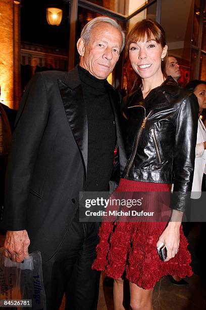 Peter Bird and Mathilde Agostinelli attend the Stella McCartney Paris Store Opening on January 28, 2009 in Paris, France.