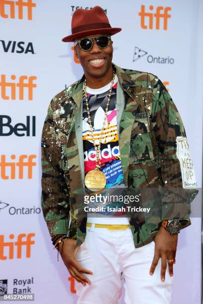 Kardinal Offishall attends 'The Carter Effect' premiere during the 2017 Toronto International Film Festival at Princess of Wales Theatre on September...