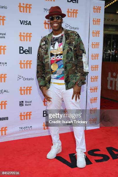 Kardinal Offishall attends 'The Carter Effect' premiere during the 2017 Toronto International Film Festival at Princess of Wales Theatre on September...