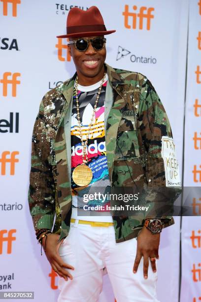 Kardinal Offishall attends 'The Carter Effect' premiere during the 2017 Toronto International Film Festival at Princess of Wales Theatre on September...