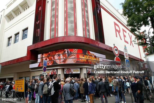 Illustration view during the "Le Petit Spirou" Paris Premiere at Le Grand Rex on September 10, 2017 in Paris, France.