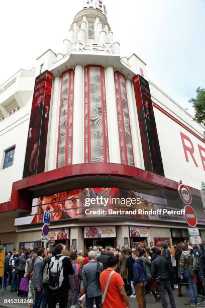 Illustration view during the "Le Petit Spirou" Paris Premiere at Le Grand Rex on September 10, 2017 in Paris, France.