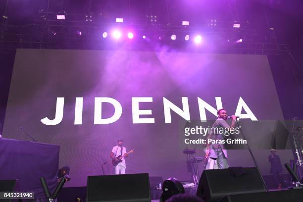 Singer Jidenna performs onstage at 2017 ONE Music Fest at Lakewood Amphitheatre on September 9, 2017 in Atlanta, Georgia.
