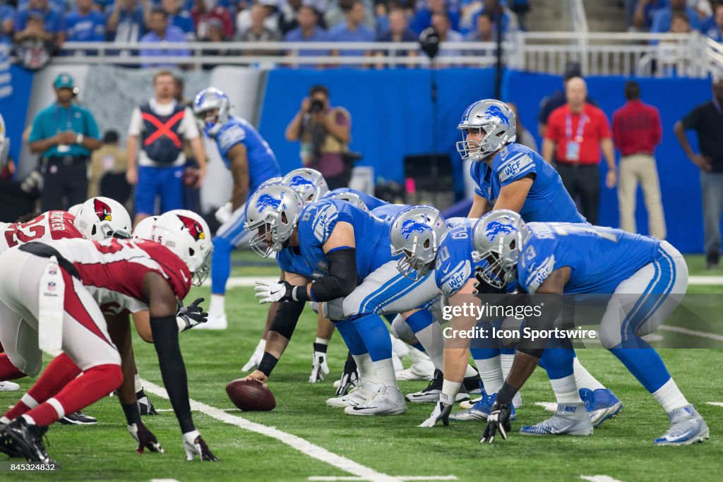 NFL: SEP 10 Cardinals at Lions