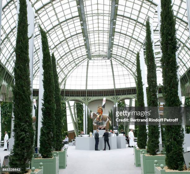 Illustration view during the Biennale des Antiquaires 2017 : Pre-Opening at Grand Palais on September 10, 2017 in Paris, France.