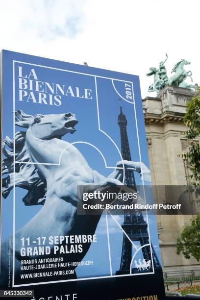 Illustration view during the Biennale des Antiquaires 2017 : Pre-Opening at Grand Palais on September 10, 2017 in Paris, France.