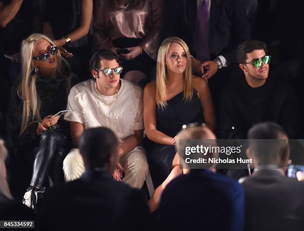 Karen Shiboleth, Peter Brant, Jr. And Tiffany Trump attend the Taoray Wang fashion show during New York Fashion Week: The Shows at Gallery 1,...