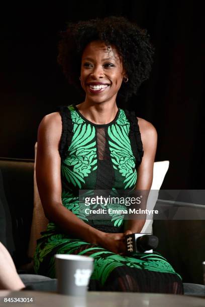 Actor Karimah Westbrook at the "Suburbicon" press conference during the 2017 Toronto International Film Festival held at TIFF Bell Lightbox on...