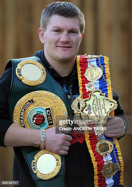 Bald Boxer Ricky 762 Boxer With Championship Belt Stock Photos, High-Res Pictures, and ...