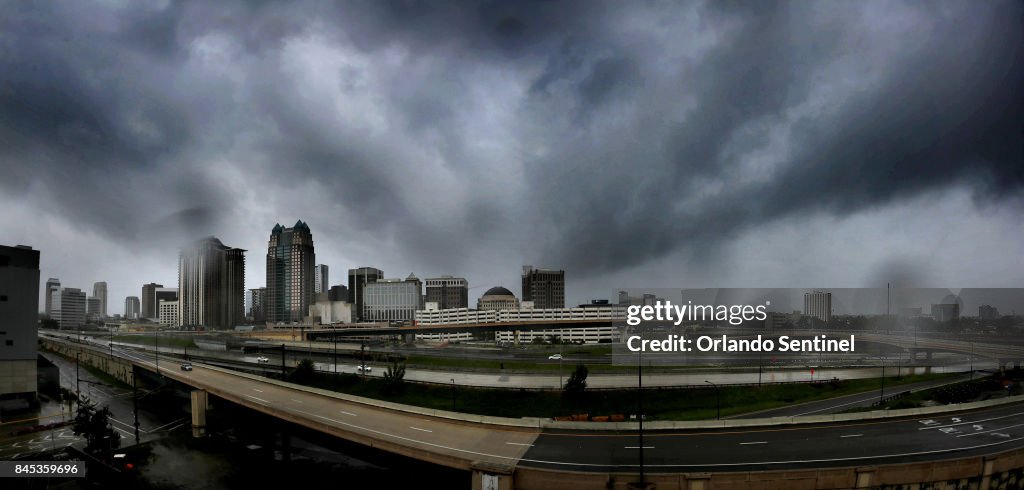 Hurricane Irma arrives in Florida