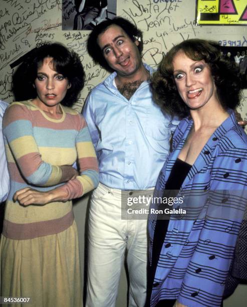 Actress Melanie Chartoff, actor Andy Kaufman and actress Brandis Kemp attend the Taping of the Late Night Sketch Show "Fridays" on February 20, 1981...