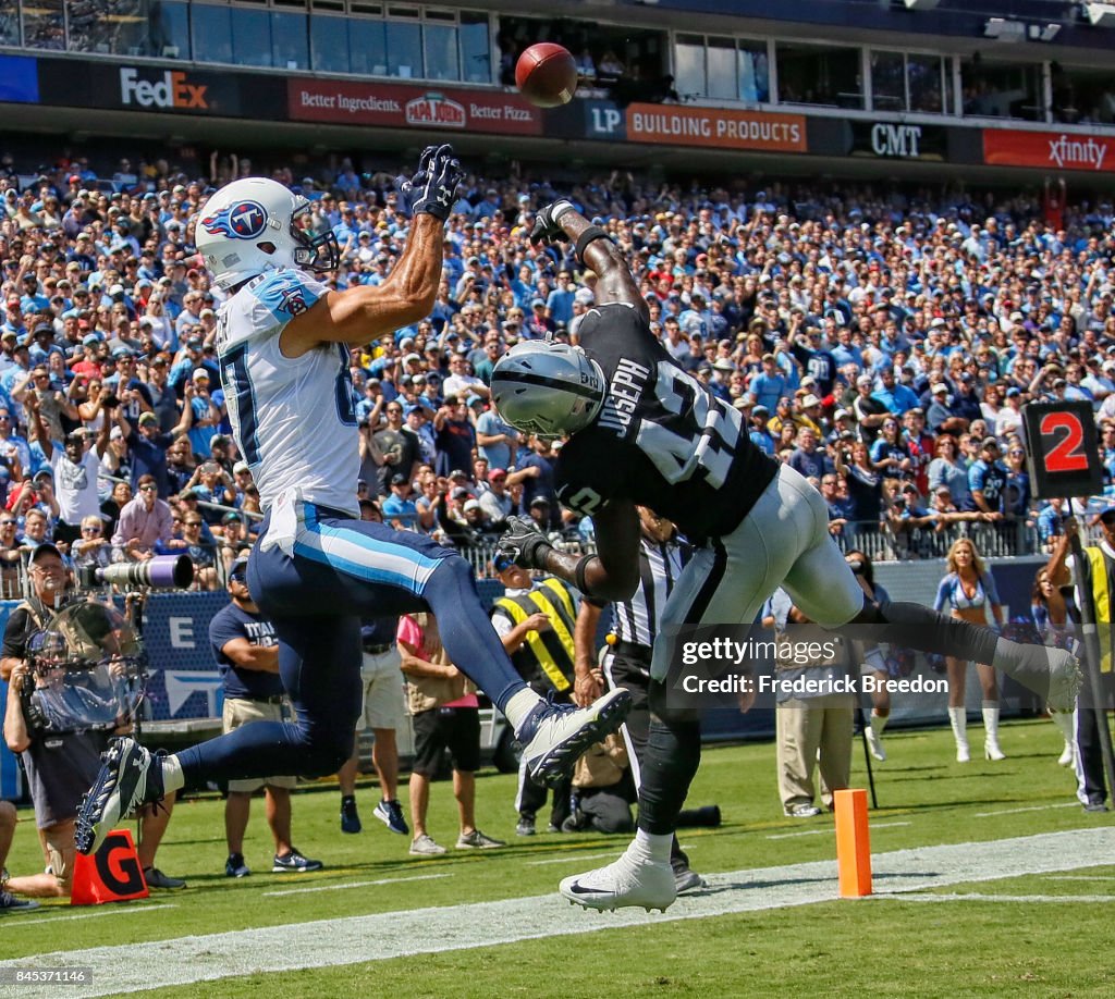 Oakland Raiders v Tennessee Titans