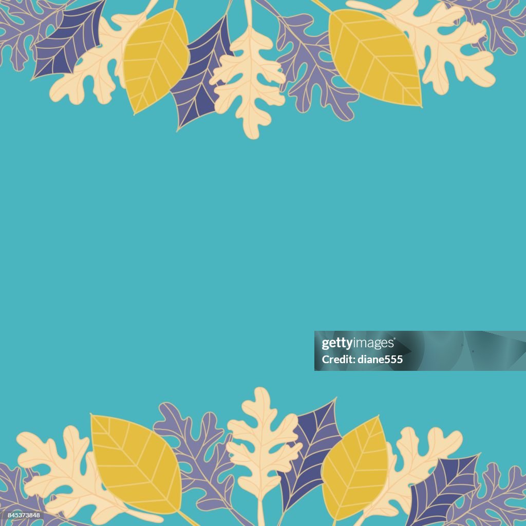 Fall Hand Out Background Hand Drawn Fall Leaves Background High-Res Vector Graphic - Getty Images