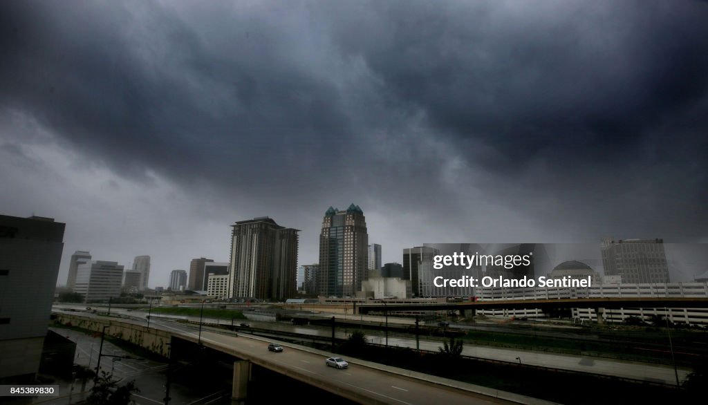 Hurricane Irma arrives in Florida