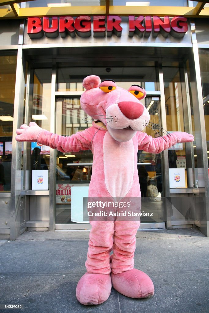 The Pink Panther Visits Burger King