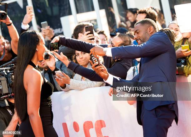 Actor Idris Elba attends the Premiere of The Mountain Between Us during the 2017 Toronto International Film Festival September 10 in Toronto,...