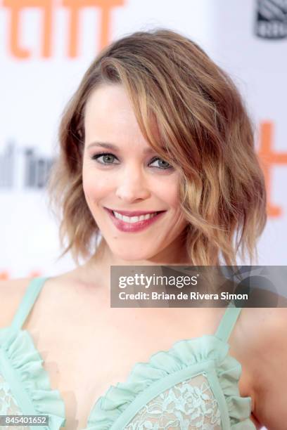 Rachel McAdams attends the "Disobedience" premiere during the 2017 Toronto International Film Festival at Princess of Wales Theatre on September 10,...