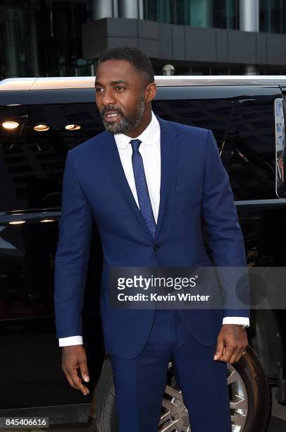 Idris Elba attends "The Mountain Between Us" premiere during the 2017 Toronto International Film Festival at Roy Thomson Hall on September 10, 2017...