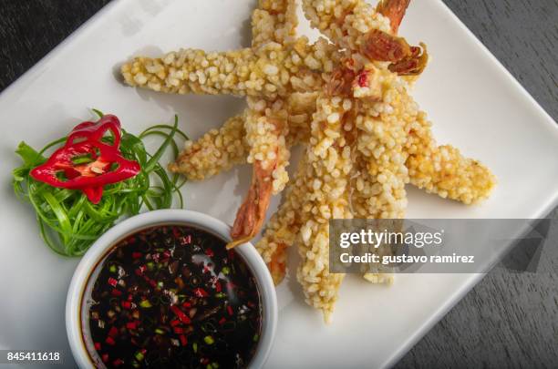 peruvian roasted lobster seafood - trachurus stock pictures, royalty-free photos & images