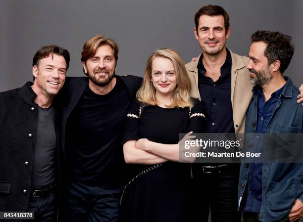 Terry Notary. Ruben Ostlund, Elisabeth Moss, Claes Bang, and Erik Hemmendorff from the film "The Square" pose for a portrait during the 2017 Toronto...