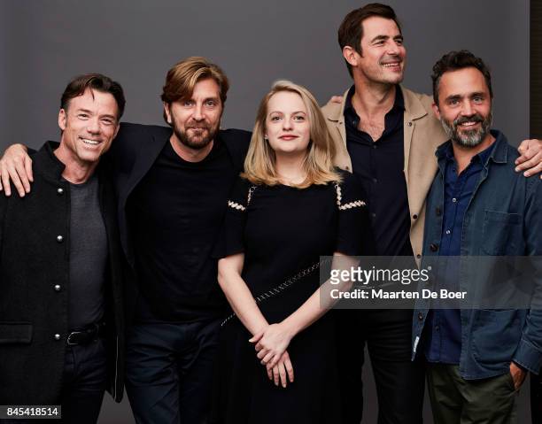 Terry Notary. Ruben Ostlund, Elisabeth Moss, Claes Bang, and Erik Hemmendorff from the film "The Square" pose for a portrait during the 2017 Toronto...