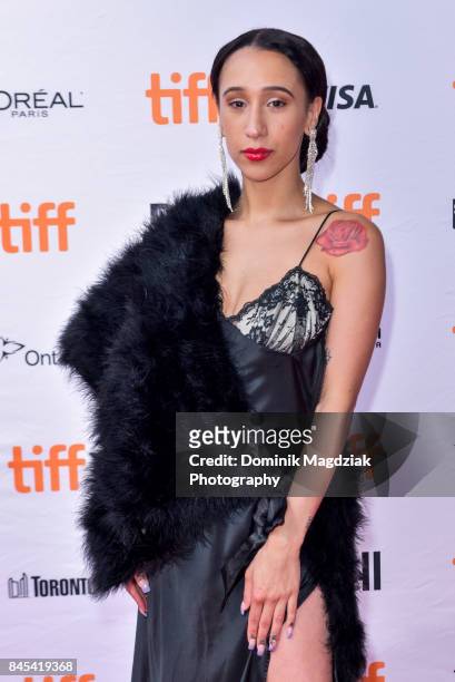 Actress Mela Murder attends the "The Florida Project" premiere at the Ryerson Theatre on September 10, 2017 in Toronto, Canada.