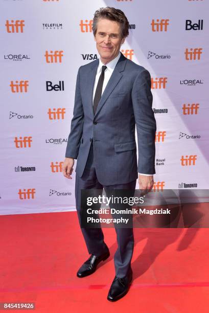 Actor Willem Dafoe attends the "The Florida Project" premiere at the Ryerson Theatre on September 10, 2017 in Toronto, Canada.