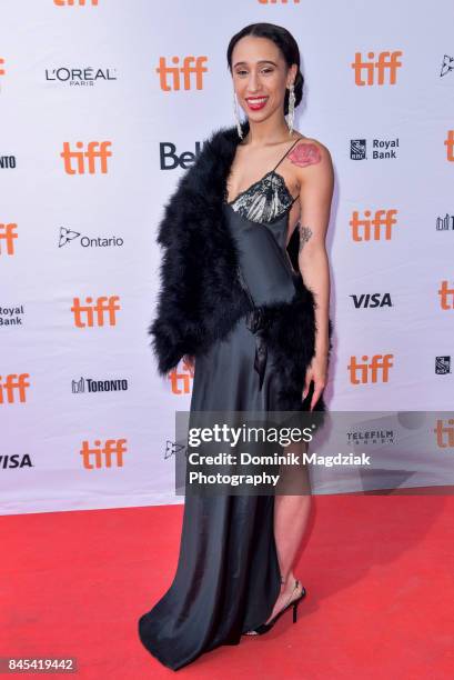 Actress Mela Murder attends the "The Florida Project" premiere at the Ryerson Theatre on September 10, 2017 in Toronto, Canada.