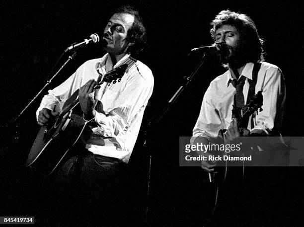 Singer/Songwriter James Taylor and J.D. Souther perform at The Atlanta Civic Center in Atlanta Georgia May 13, 1981