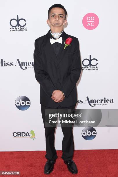 Isaiah Acosta attends the 2018 Miss America Competition Red Carpet at Boardwalk Hall Arena on September 10, 2017 in Atlantic City, New Jersey.