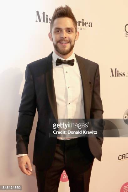 Judge, Country Singer Thomas Rhett attends the 2018 Miss America Competition Red Carpet at Boardwalk Hall Arena on September 10, 2017 in Atlantic...