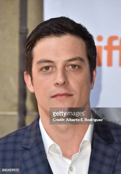 James Mackay attends the "Battle of the Sexes" premiere during the 2017 Toronto International Film Festival at Ryerson Theatre on September 10, 2017...