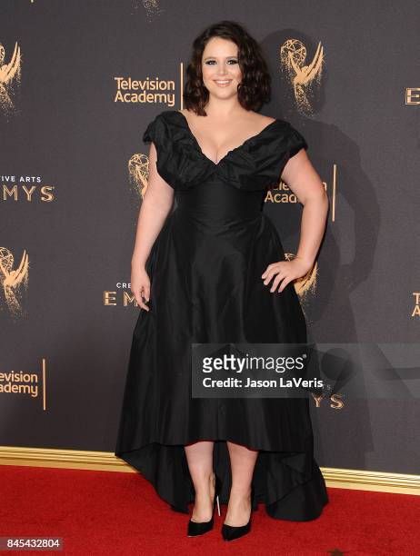 Actress Kether Donohue attends the 2017 Creative Arts Emmy Awards at Microsoft Theater on September 10, 2017 in Los Angeles, California.