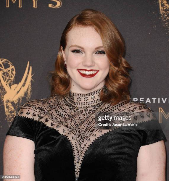 Actress Shannon Purser attends the 2017 Creative Arts Emmy Awards at Microsoft Theater on September 10, 2017 in Los Angeles, California.