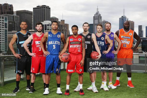 Chris Goulding - Melbourne United, Brad Newley - Sydney Kings, Bryce Cotton - Perth Wildcats, Stephen Holt - Brisbane Bullets, Nathan Sobey -...