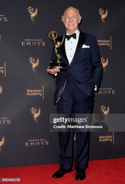 Actor Gerald McRaney poses in the press room at the 2017 Creative Arts Emmy Awards at Microsoft Theater on September 10, 2017 in Los Angeles,...