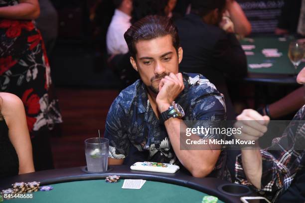 Actor Hector David Jr. At the Heroes for Heroes: Los Angeles Police Memorial Foundation Celebrity Poker Tournament at Avalon on September 10, 2017 in...