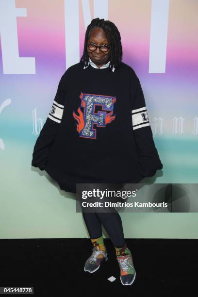 Whoopi Goldberg attends the FENTY PUMA by Rihanna Spring/Summer 2018 Collection at Park Avenue Armory on September 10, 2017 in New York City.