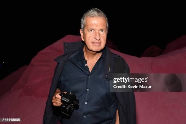 Mario Testino attends the FENTY PUMA by Rihanna Spring/Summer 2018 Collection at Park Avenue Armory on September 10, 2017 in New York City.