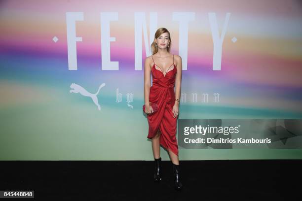 Lili Gattyan attends the FENTY PUMA by Rihanna Spring/Summer 2018 Collection at Park Avenue Armory on September 10, 2017 in New York City.