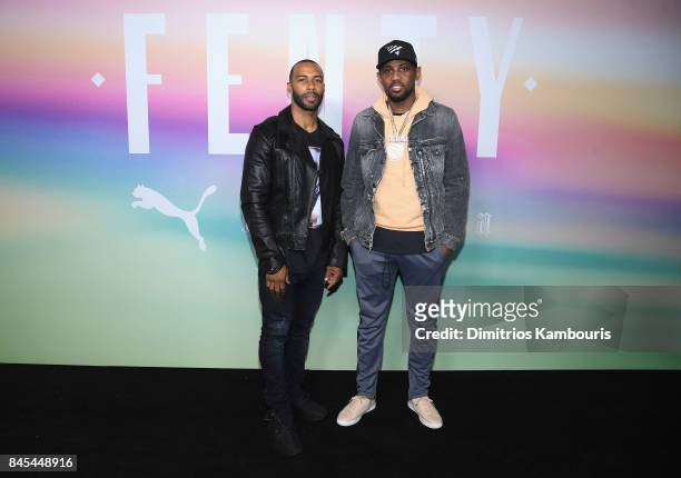 Actor Omari Hardwick and Fabolousattend the FENTY PUMA by Rihanna Spring/Summer 2018 Collection at Park Avenue Armory on September 10, 2017 in New...