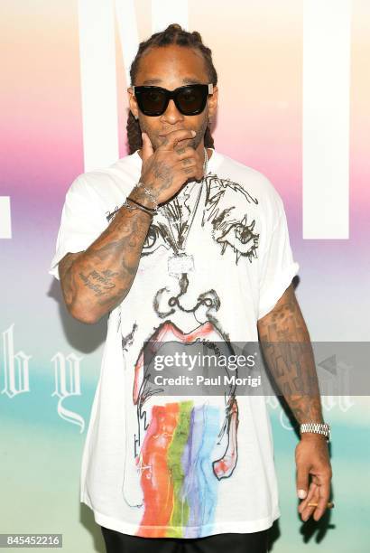 Rapper Ty Dolla Sign attends the Fenty Puma by Rihanna show during New York Fashion Week at the 69th Regiment Armory on September 10, 2017 in New...