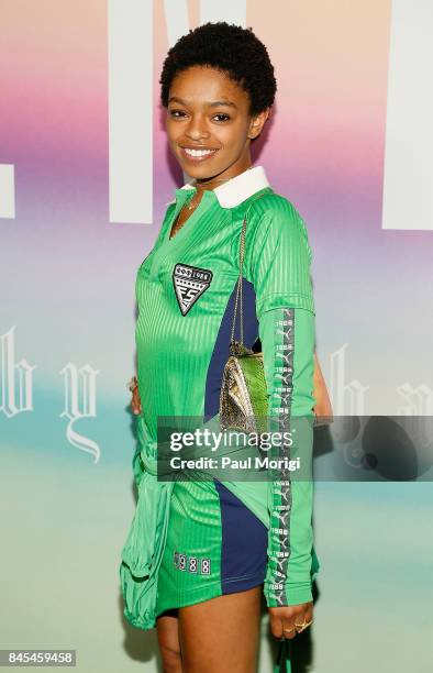 Selah Marley attends the Fenty Puma by Rihanna show during New York Fashion Week at the 69th Regiment Armory on September 10, 2017 in New York City.