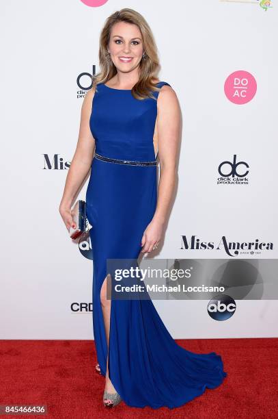 Miss America 2007 Lauren Nelson attends the 2018 Miss America Competition Red Carpet at Boardwalk Hall Arena on September 10, 2017 in Atlantic City,...