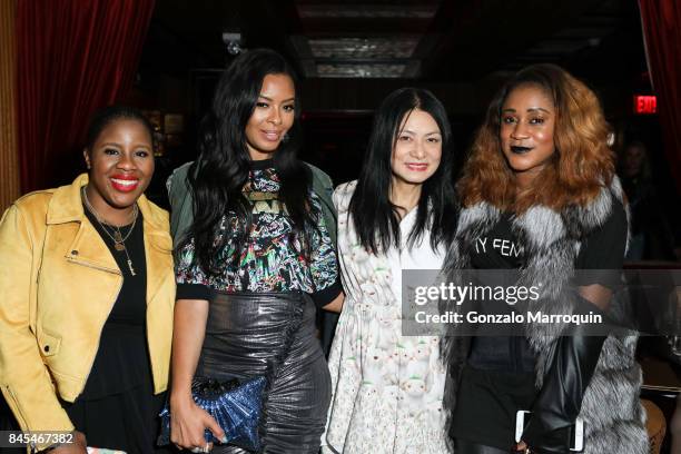 Kanayo Ebi, Vanessa Simmons, Vivienne Tam and Dr. Sim attend the Vivienne Tam SS 2018 after party at Megu New York on September 10, 2017 in New York...