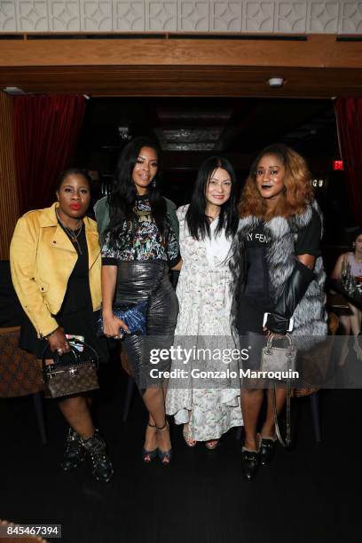 Kanayo Ebi, Vanessa Simmons, Vivienne Tam and Dr. Sim attend the Vivienne Tam SS 2018 after party at Megu New York on September 10, 2017 in New York...