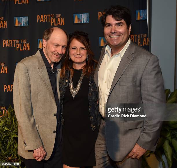 Bobby Braddock; Lauren Braddock Havey and Jim Havey attend the World Premiere of "Part of the Plan," featuring the music of Dan Fogelberg at...
