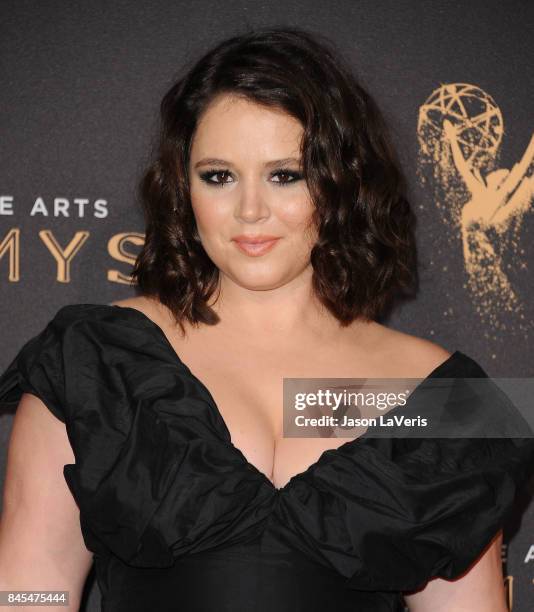 Actress Kether Donohue attends the 2017 Creative Arts Emmy Awards at Microsoft Theater on September 10, 2017 in Los Angeles, California.