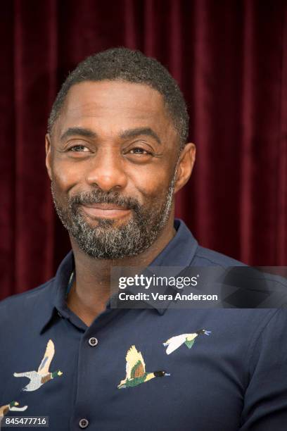 Idris Elba at "The Mountain Between Us" Press Conference at the Ritz Carlton Hotel on September 9, 2017 in Toronto, Canada.